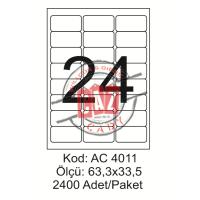 A4 Lazer Kod:AC 4011