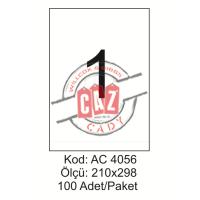 A4 Lazer Kod:AC 4056
