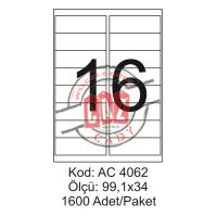 A4 Lazer Kod:AC 4062