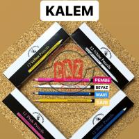 Kurşun Kalem-Beyaz-Sarı-Mavi-Pembe