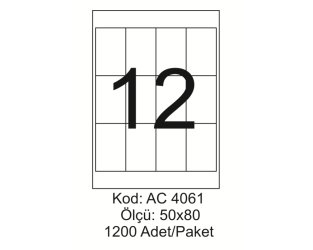 A4 Lazer Kod:AC 4061