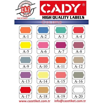 Meto Etiketi 12x26 (1000 adet/rulo)