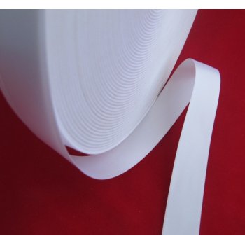 Tek Taraflı Kenar Örgülü Saten-Beyaz